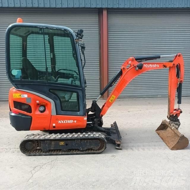 Kubota KX 018-4 Mini rýpadla < 7t