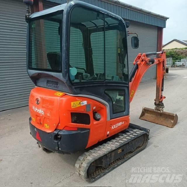 Kubota KX 018-4 Mini rýpadla < 7t