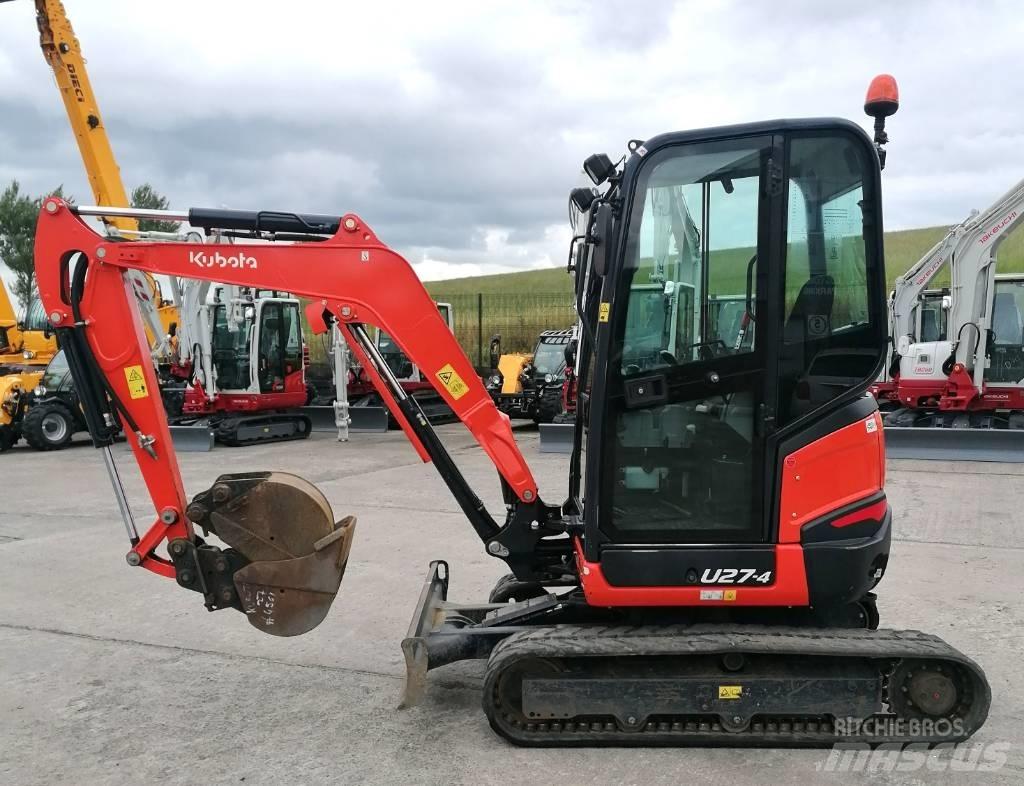 Kubota U27-4 Mini rýpadla < 7t