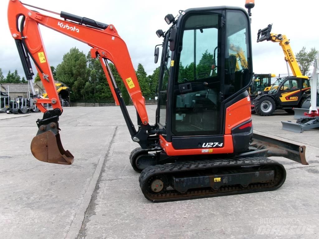 Kubota U27-4 Mini rýpadla < 7t
