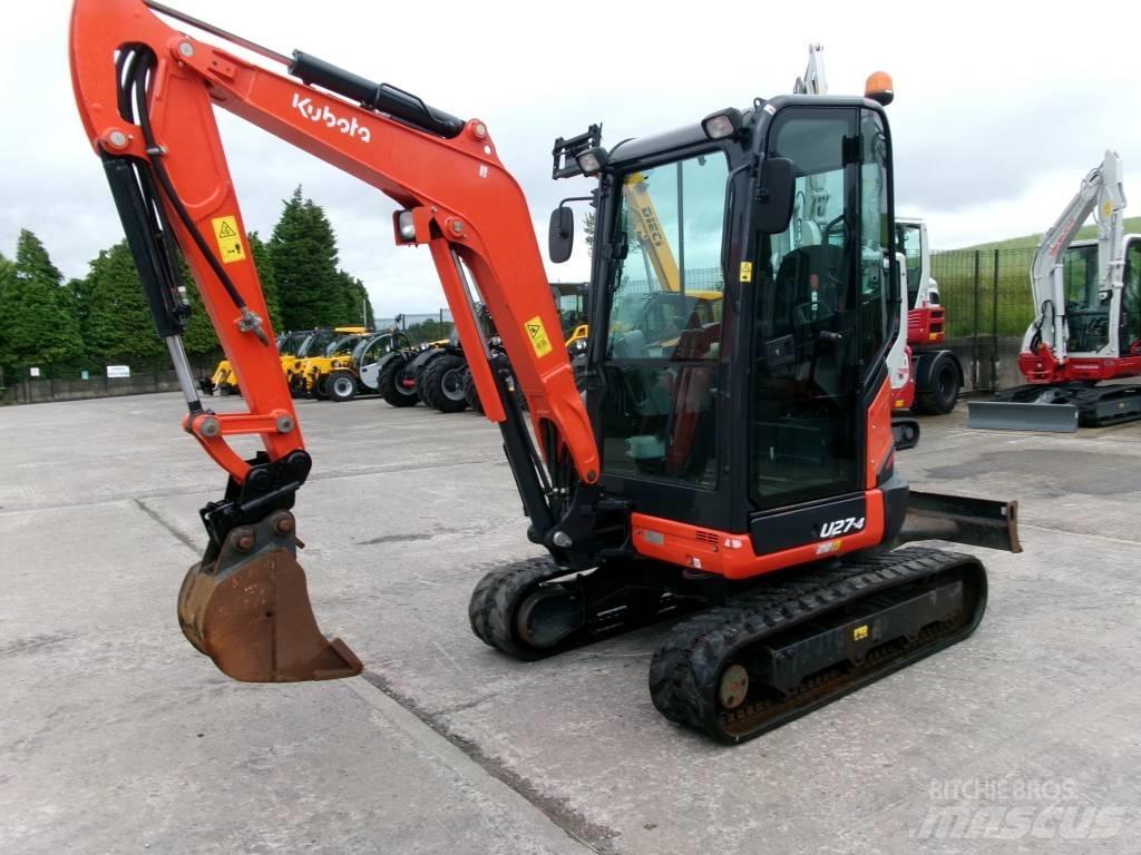 Kubota U27-4 Mini rýpadla < 7t
