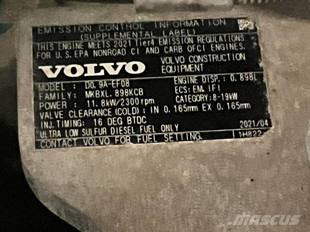 Volvo EC 18 E Mini rýpadla < 7t