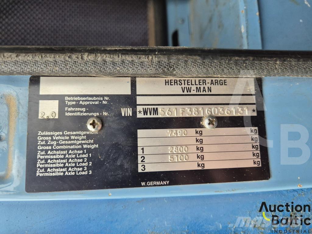 MAN 8.136 Valníky/Sklápěcí bočnice