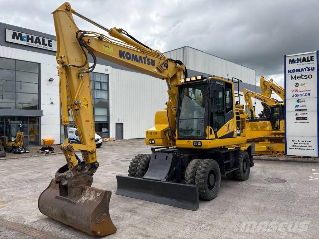 Komatsu PW148-11 Kolová rýpadla