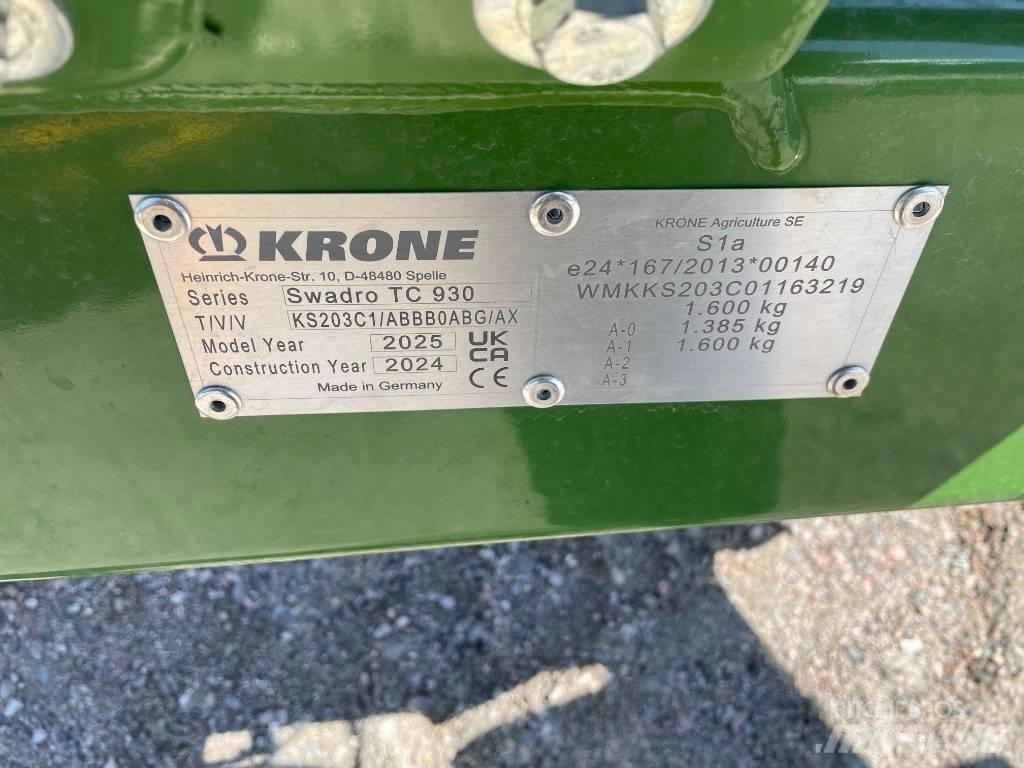 Krone TC 930 Plus Řádkovače