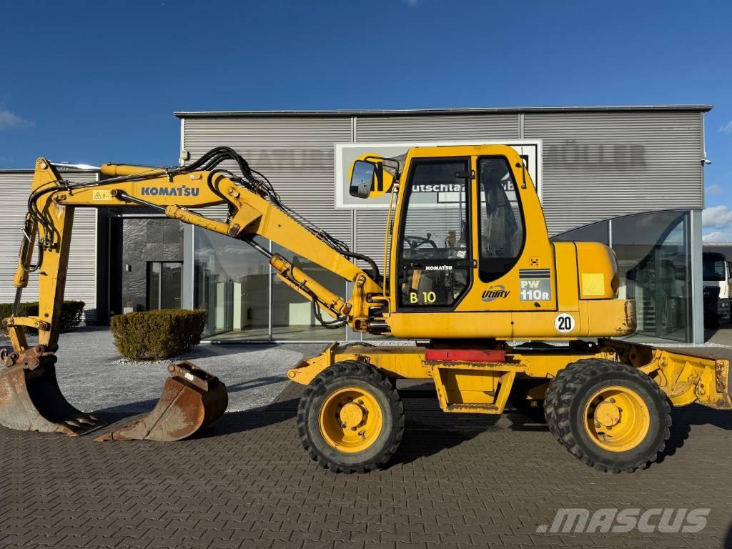 Komatsu PW 110 Kolová rýpadla