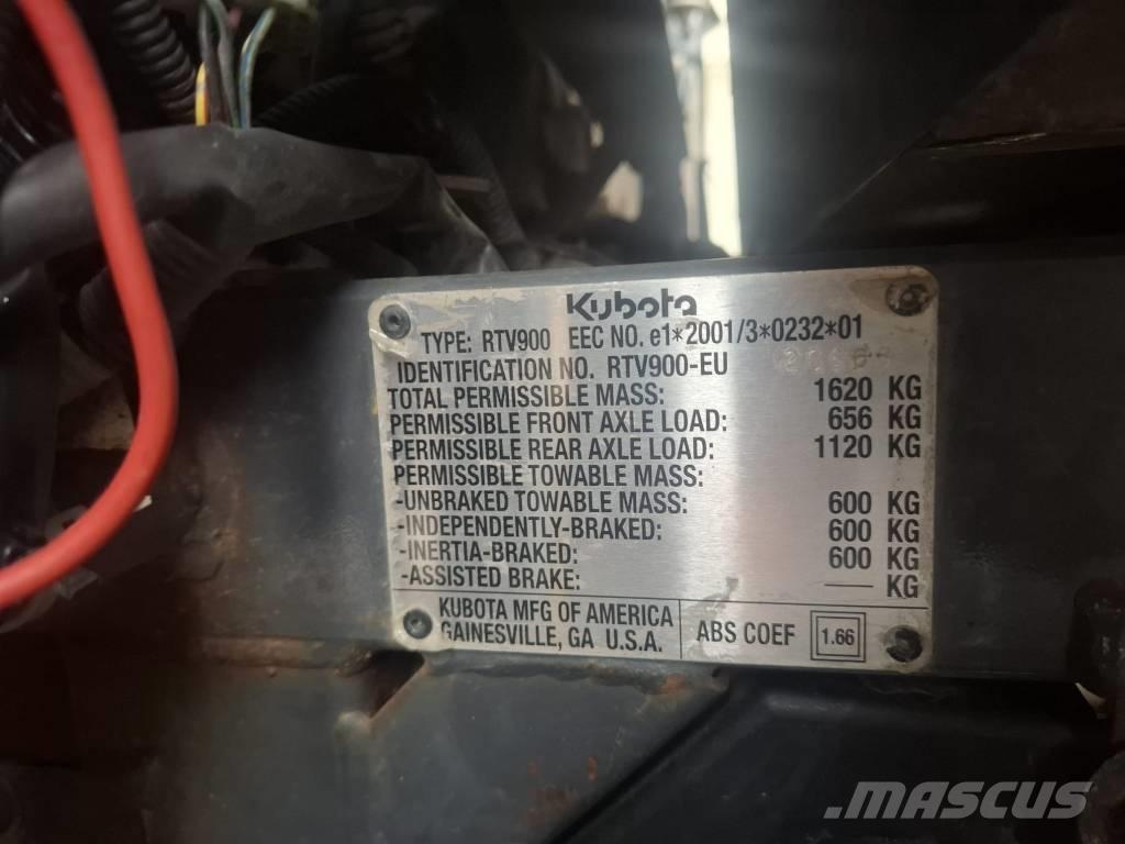 Kubota RTV 900 Užitková vozidla (UTVs)