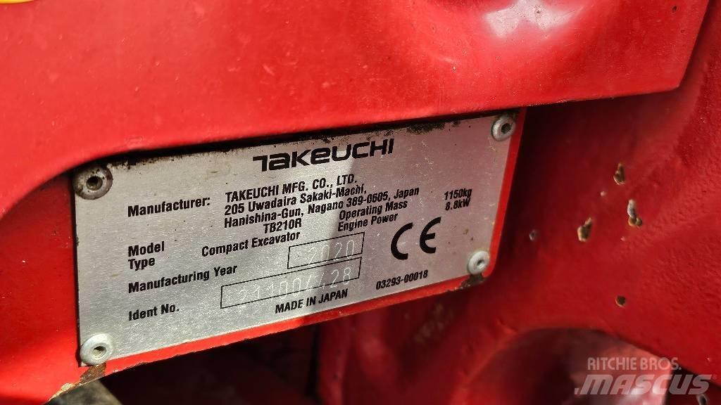 Takeuchi TB 210 R Mini rýpadla < 7t
