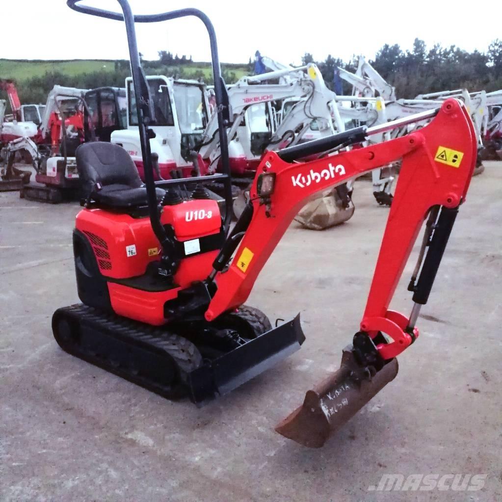 Kubota U 10-3 Mini rýpadla < 7t