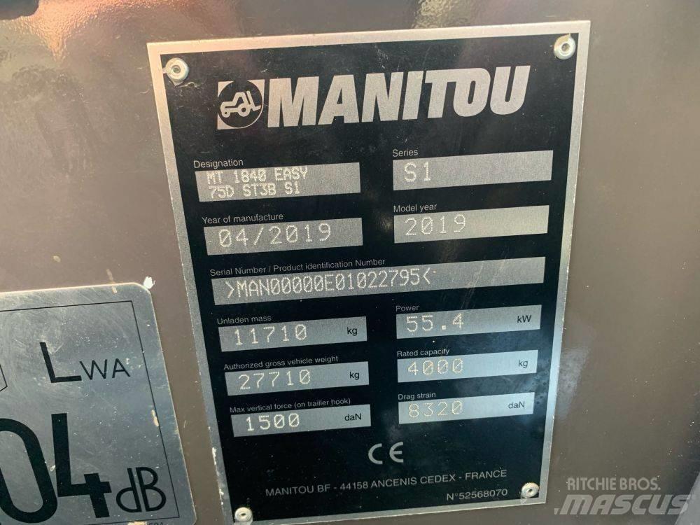 Manitou MT 1840 Teleskopické manipulátory