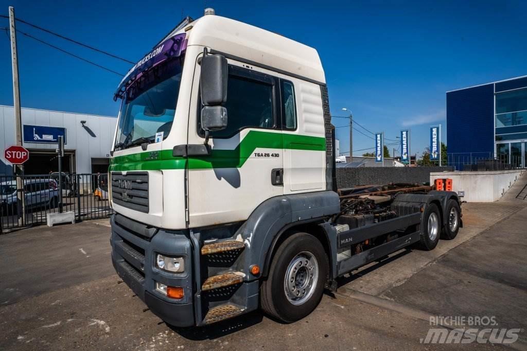MAN TGA 26.430 LL Hákový nosič kontejnerů