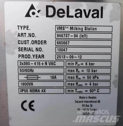 Delaval VMS Další stroje a zařízení pro chov zemědělských zvířat