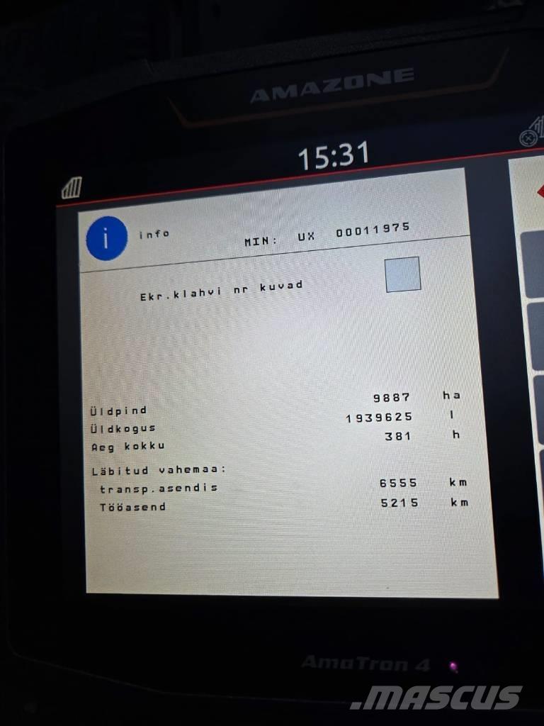 Amazone UX 4200 Tažené postřikovače