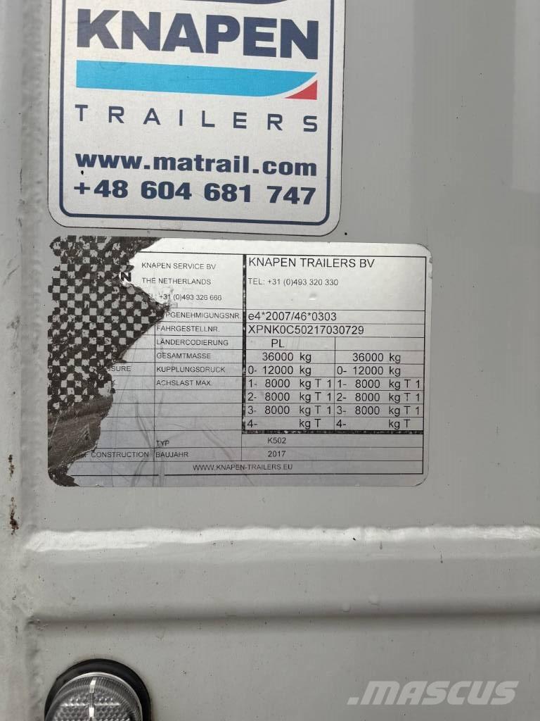 Knapen K 502 Návěsy na dřevní štěpku