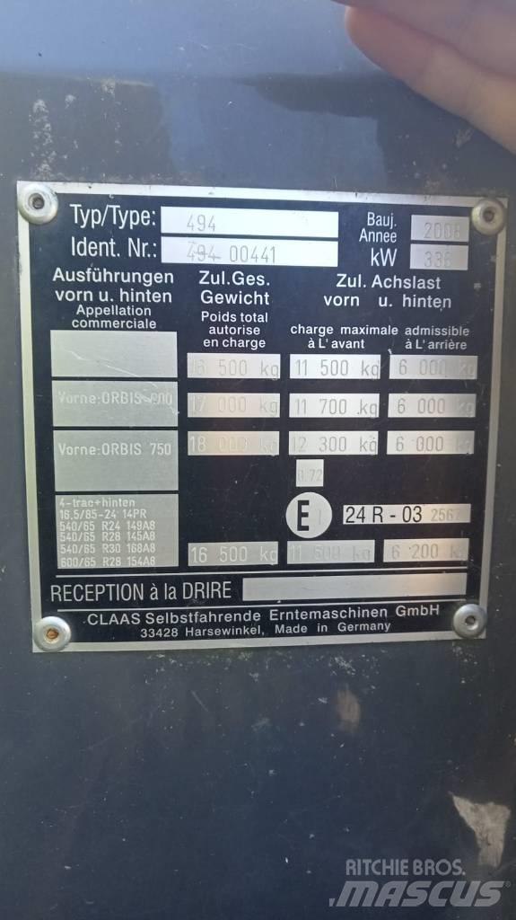 CLAAS Jaguar 940 Samojízdné sekačky