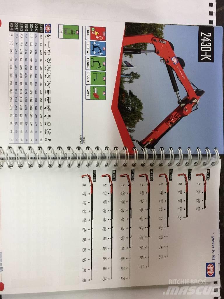 HMF 2420K6RC Nakládací jeřáby