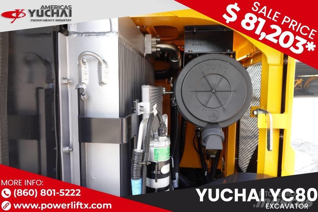 Yuchai YC80 Pásová rýpadla