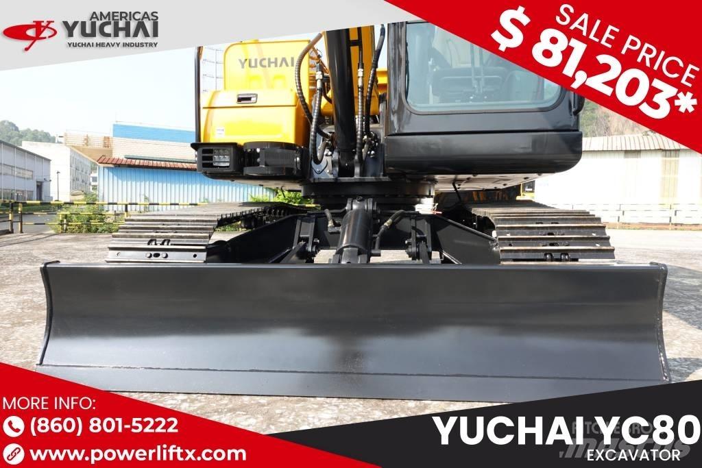 Yuchai YC80 Pásová rýpadla