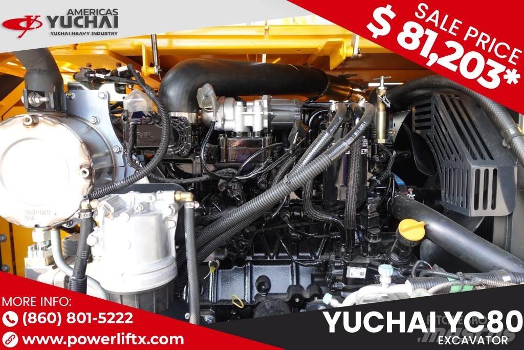 Yuchai YC80 Pásová rýpadla