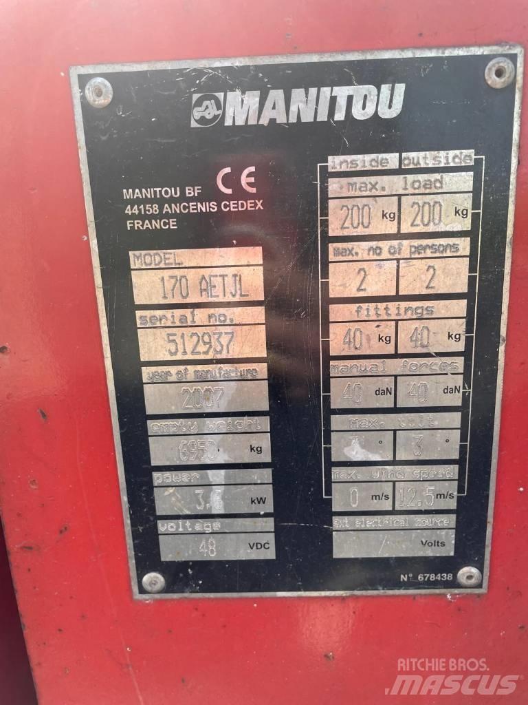 Manitou 170 AETJL Kloubové plošiny
