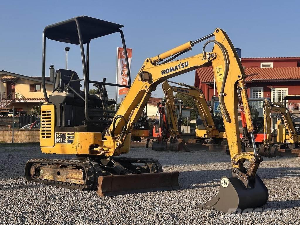 Komatsu PC16R-3HS Mini rýpadla < 7t
