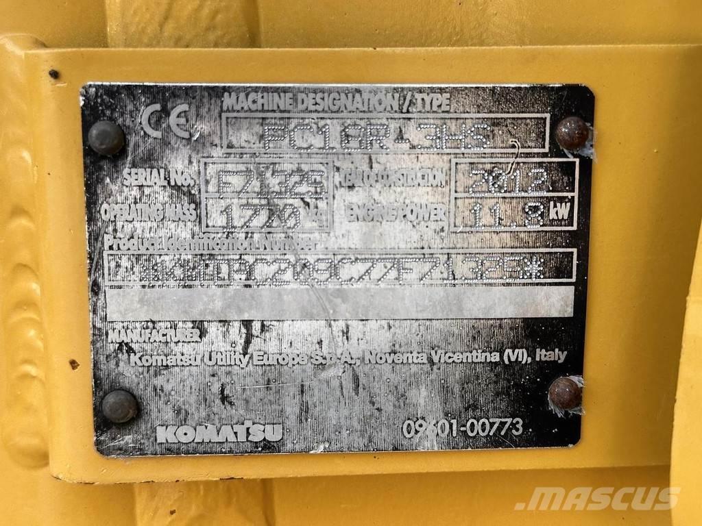 Komatsu PC16R-3HS Mini rýpadla < 7t
