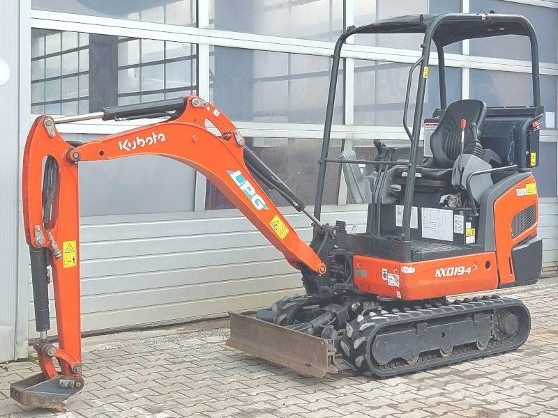 Kubota KX019-4 LPG Mini rýpadla < 7t