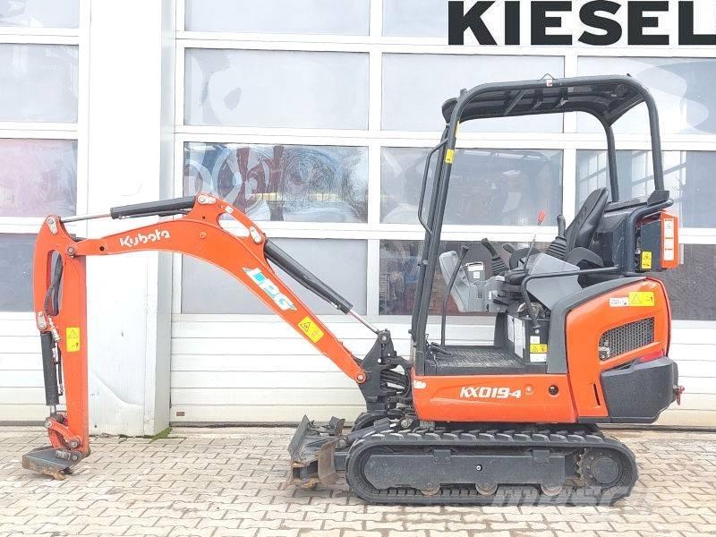 Kubota KX019-4 LPG Mini rýpadla < 7t