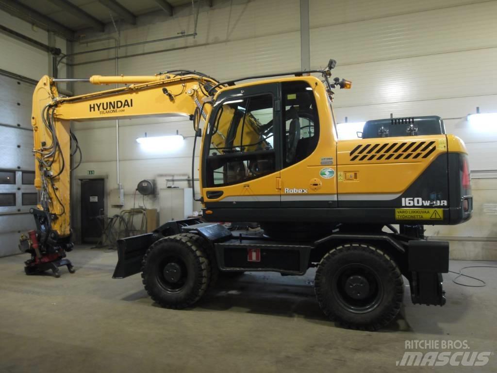 Hyundai R 160 W-9A Kolová rýpadla