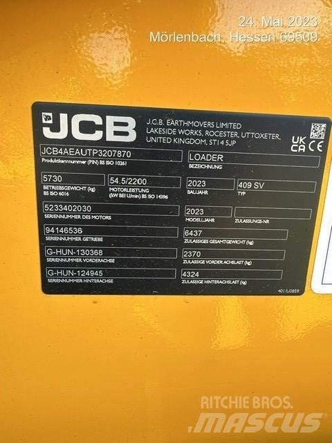 JCB 409 Kolové nakladače