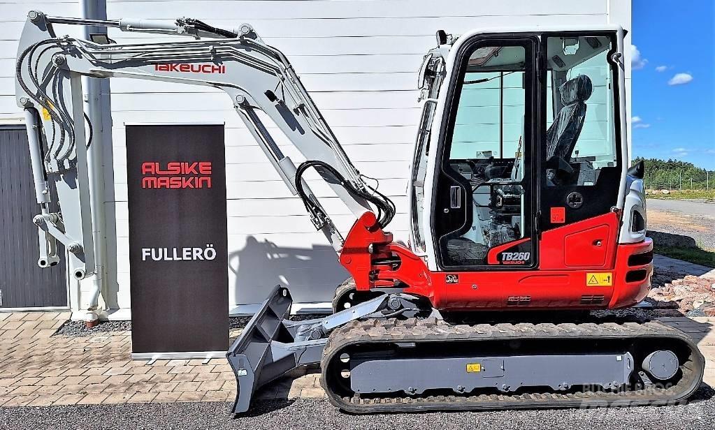 Takeuchi TB260 Mini rýpadla < 7t