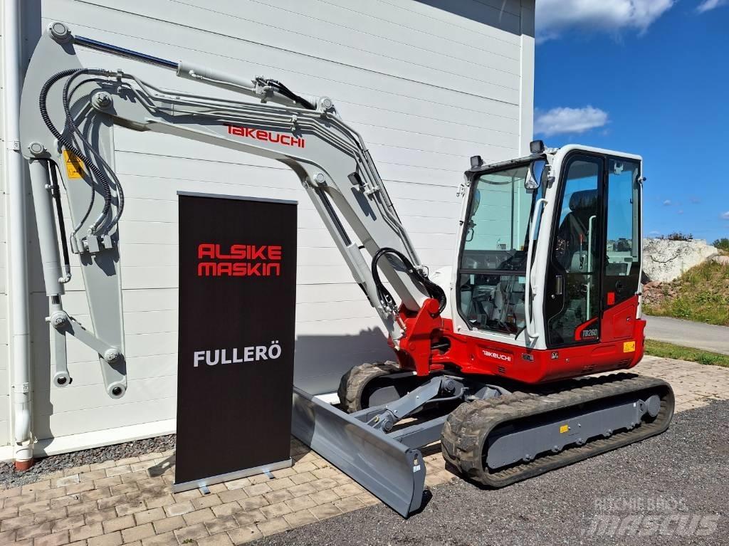 Takeuchi TB260 Mini rýpadla < 7t