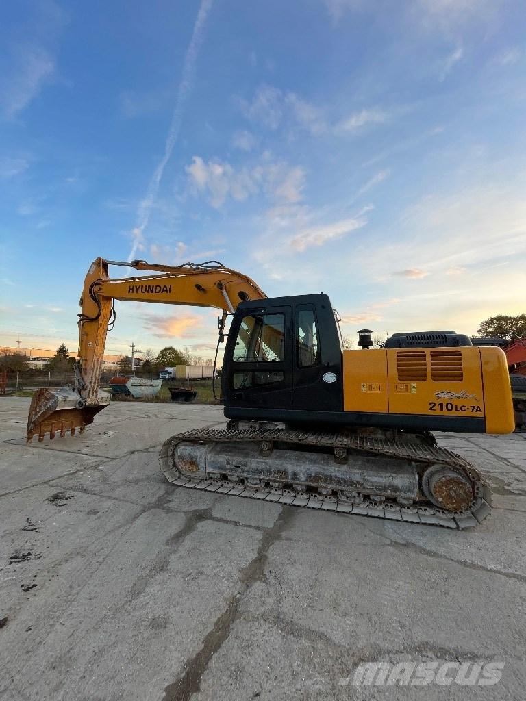 Hyundai R 210 LC 7A Pásová rýpadla