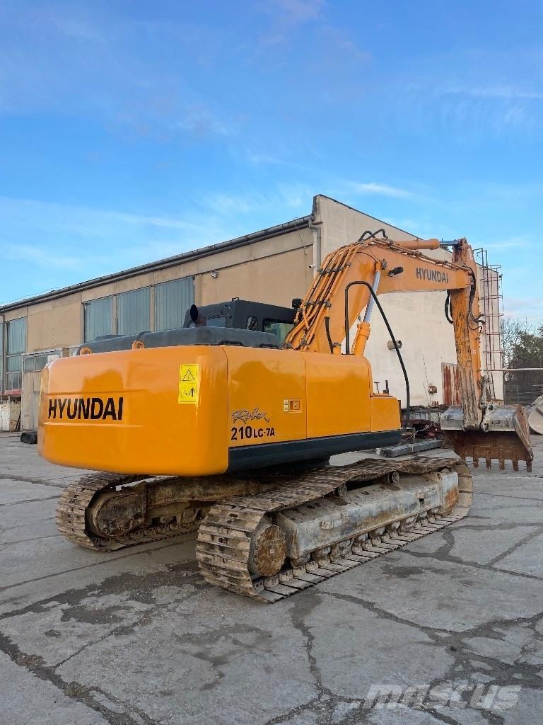 Hyundai R 210 LC 7A Pásová rýpadla