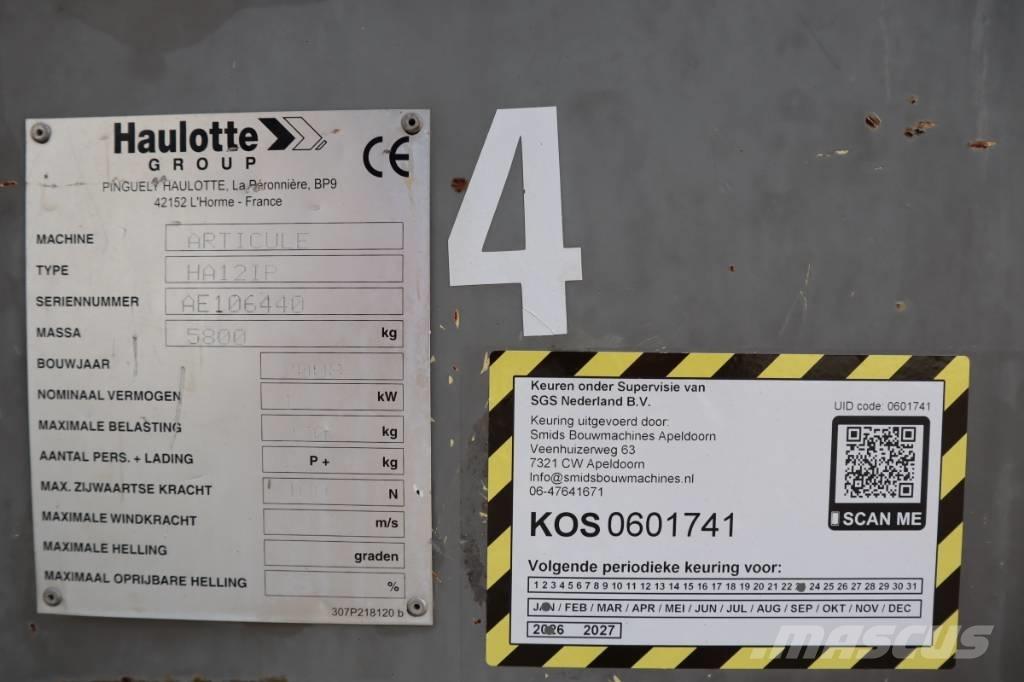 Haulotte HA12IP 2WD Kloubové plošiny