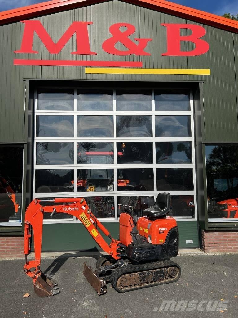 Kubota K 008-3 Mini rýpadla < 7t