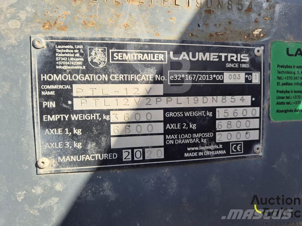Laumetris PTL-12V Sklápěcí přívěsy