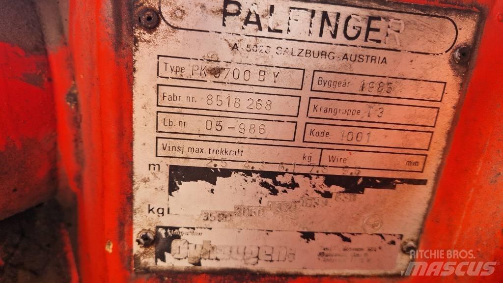Palfinger PK 9700 Nakládací jeřáby