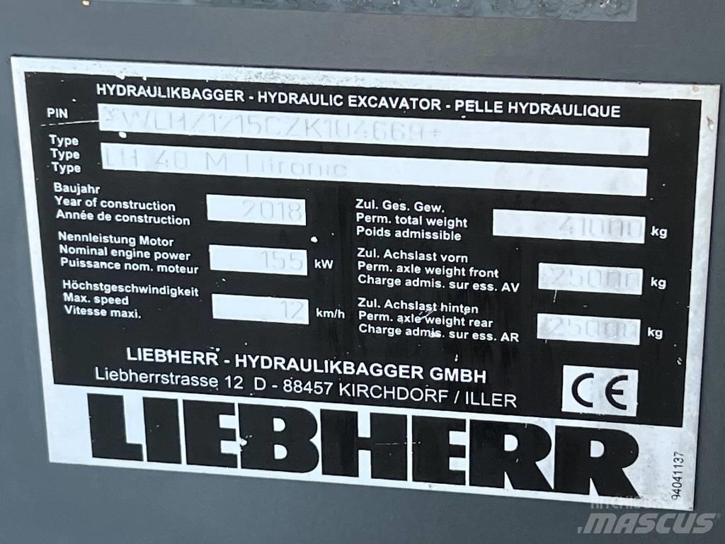 Liebherr LH 40 M ERC Manipulace s materiálem – ostatní