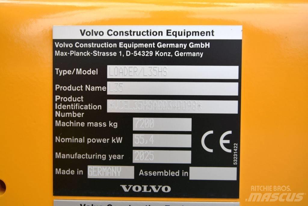 Volvo L 35 HS Kolové nakladače