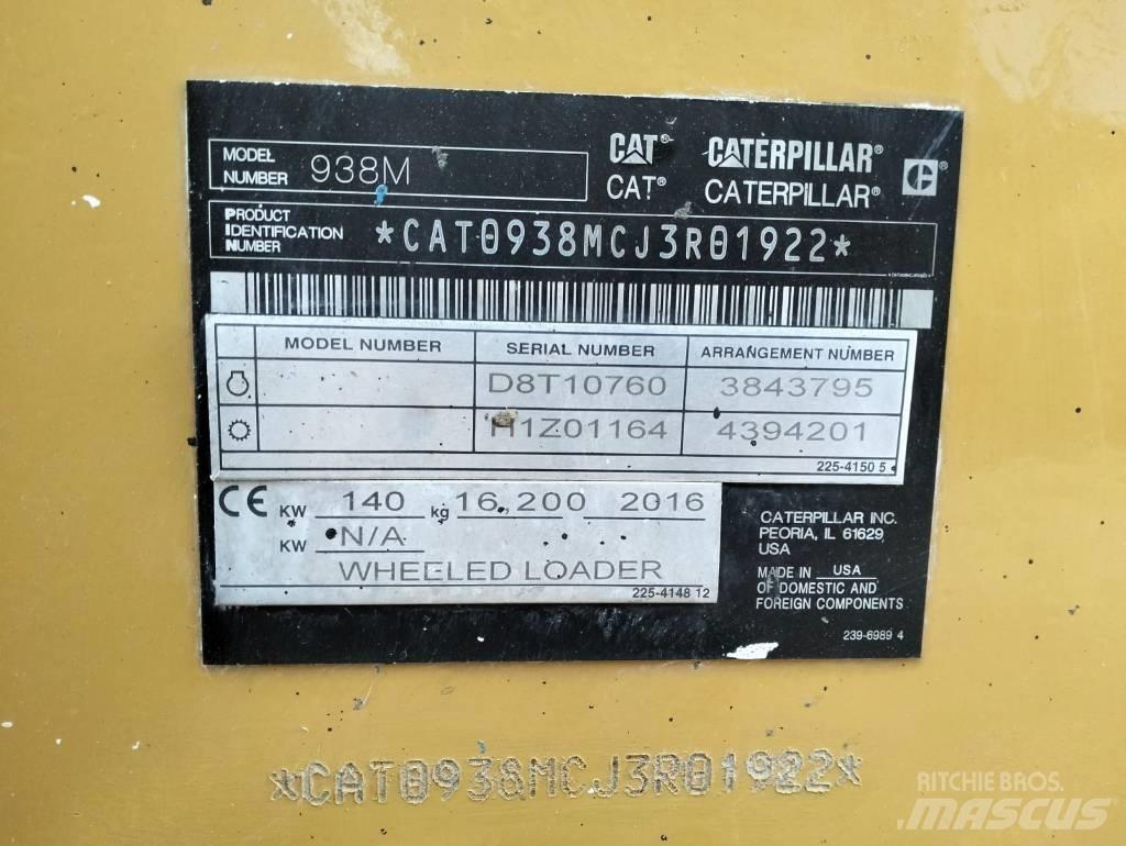 CAT 938 M Kolové nakladače
