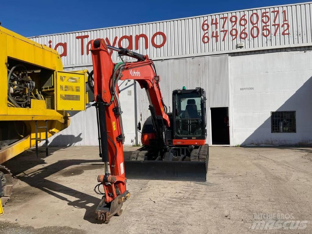 Kubota KX 080-4 Midi rýpadla 7t - 12t