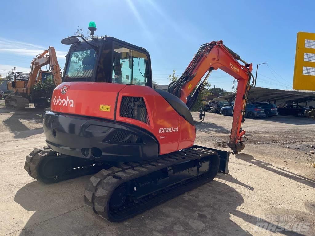 Kubota KX 080-4 Midi rýpadla 7t - 12t
