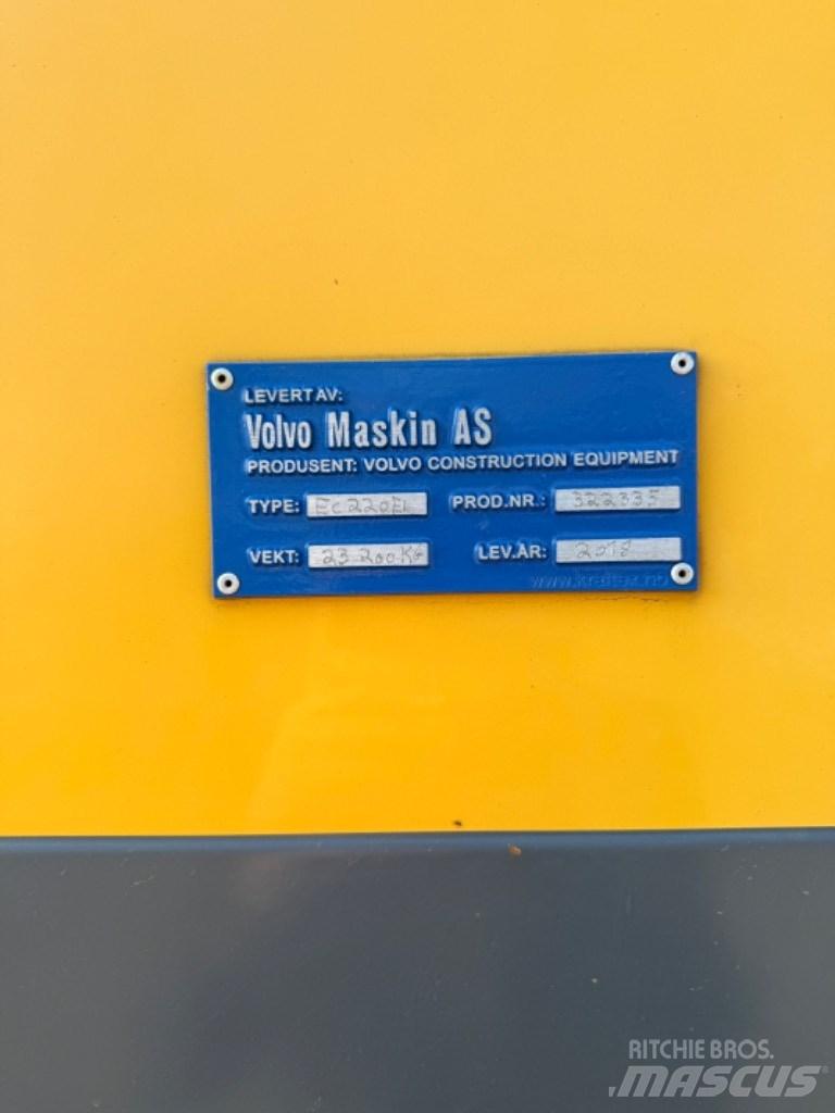 Volvo EC 220 EL Pásová rýpadla