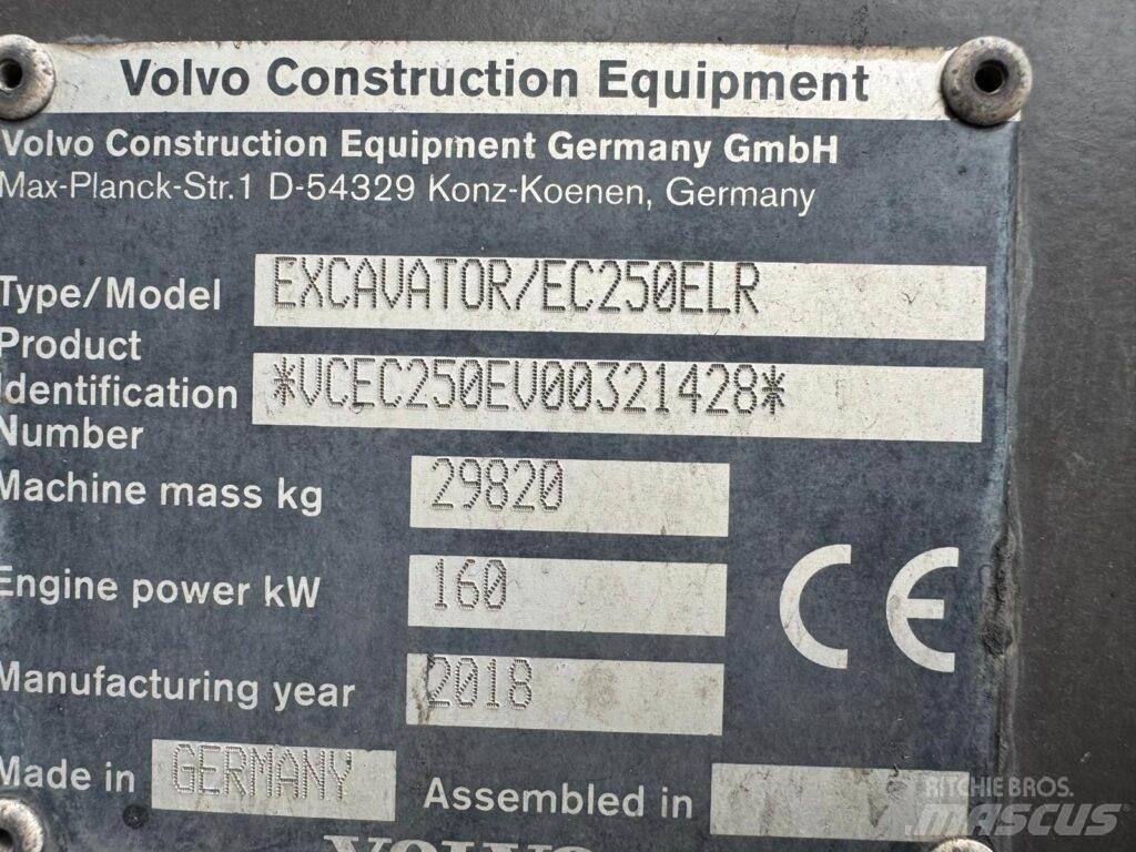 Volvo EC250ELR Pásová rýpadla