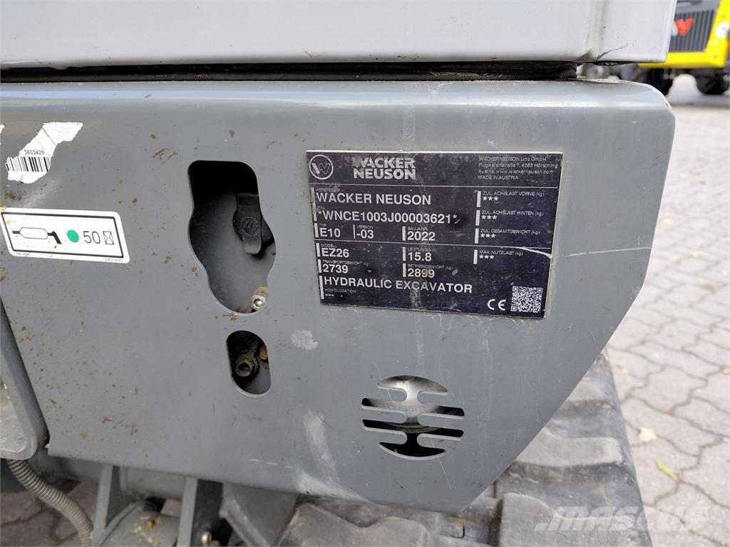 Wacker Neuson EZ26 Pásová rýpadla