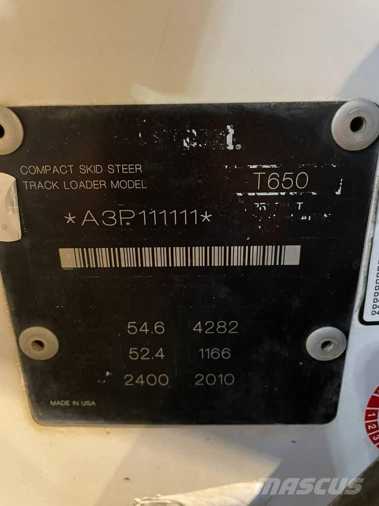 Bobcat T 650 Pásové nakladače