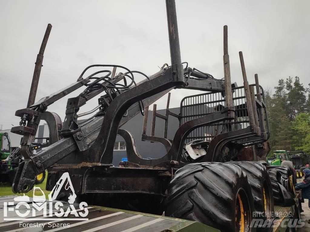 Timberjack 810B Podvozky a zavěšení kol