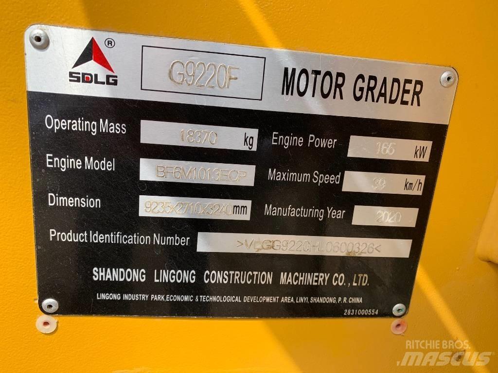 SDLG G 9220 Grejdry