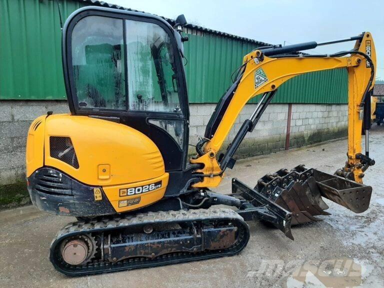 JCB 8026 Mini rýpadla < 7t